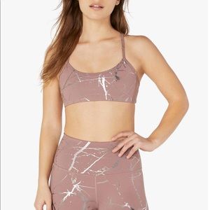Beyond Yoga Sports Bra in Mauve